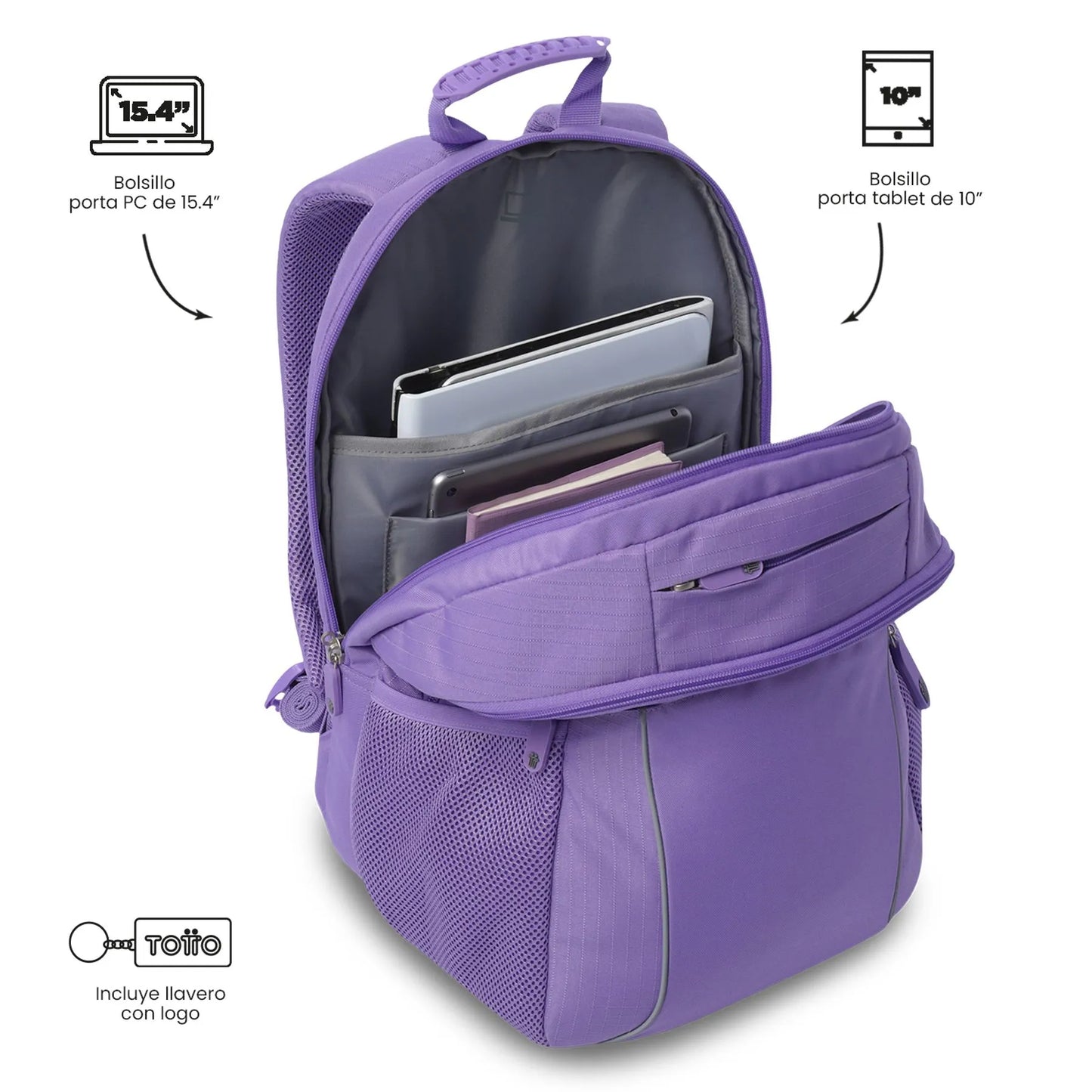 Totto Backpack 47 x 30.5 x 22.5cm - Cambri 2.0 - M1S