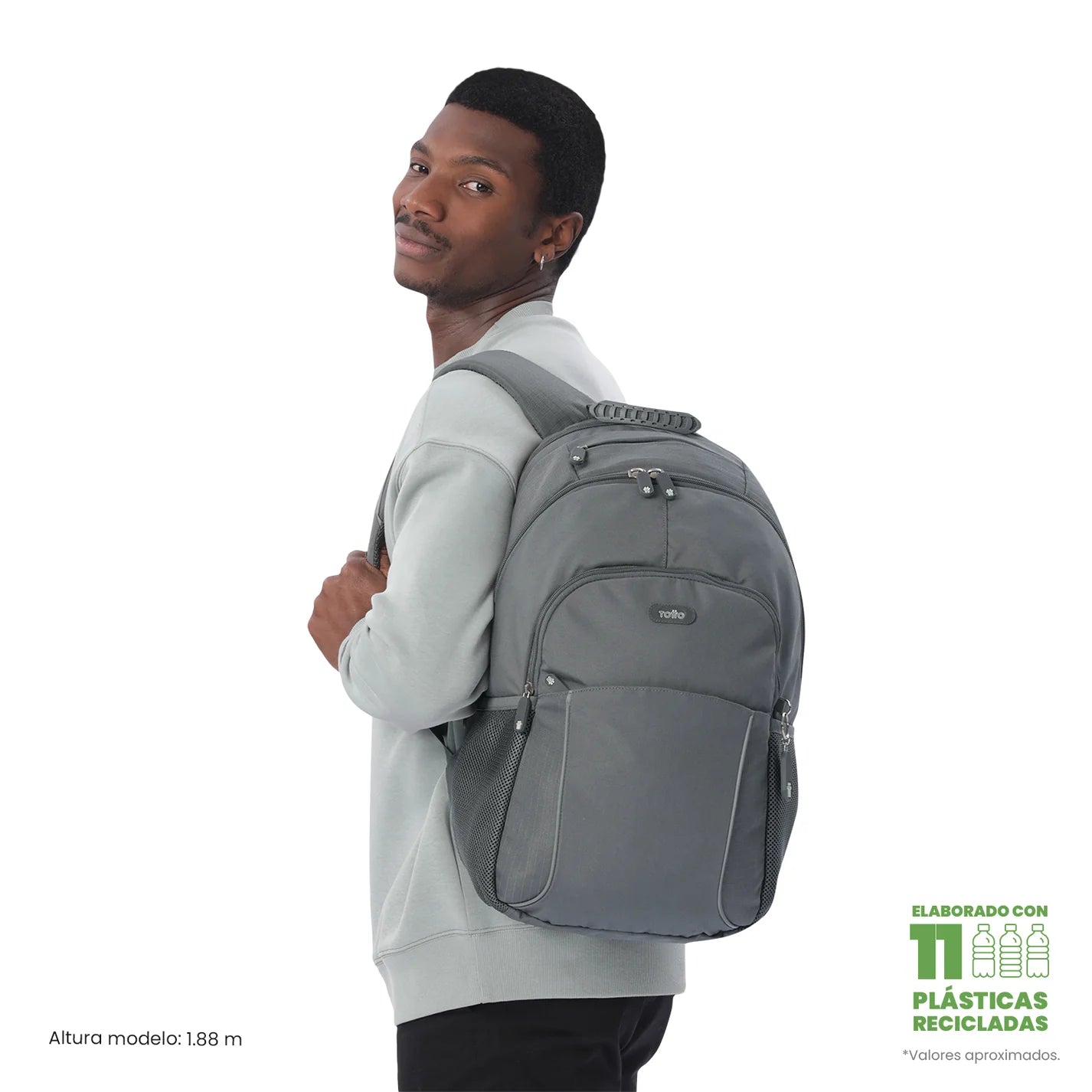 Totto Backpack 47 x 30.5 x 22.5cm - Cambri 2.0 - GV7