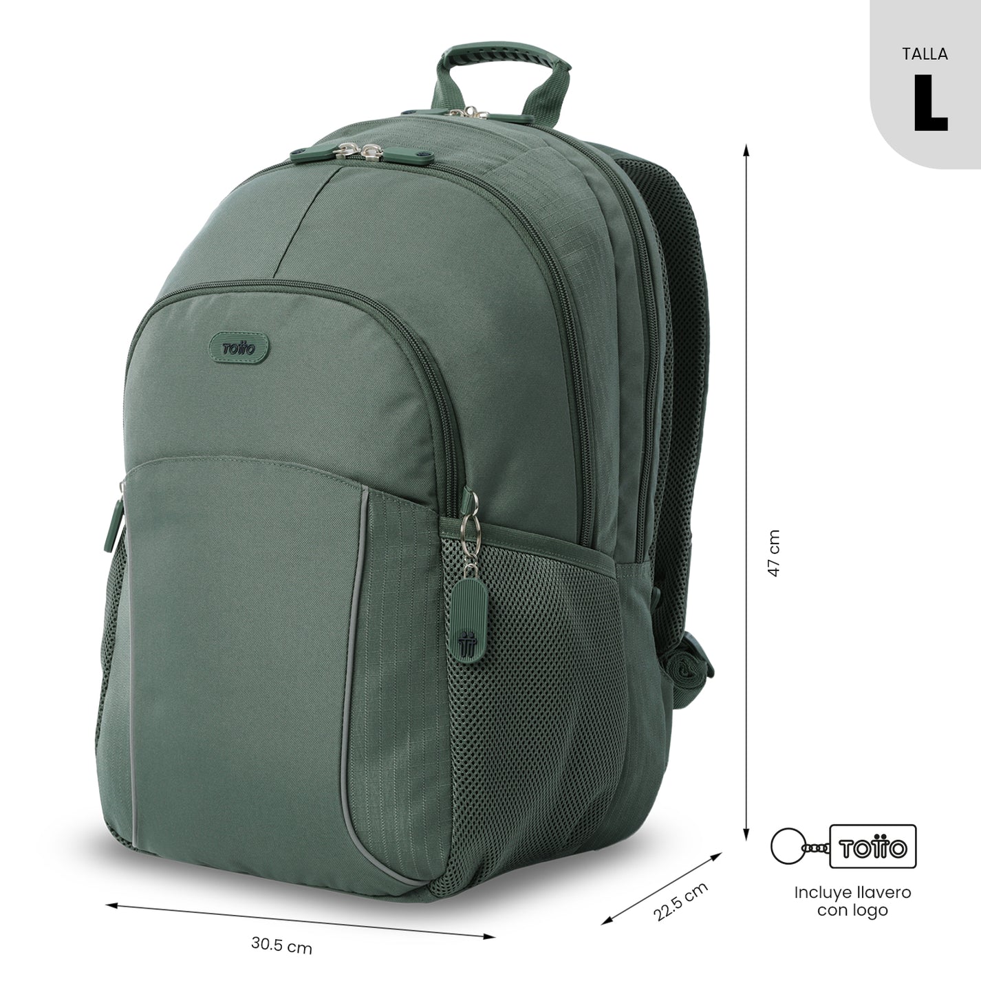 Totto Backpack 47 x 30.5 x 22.5cm - Cambri 2.0 - VZ3