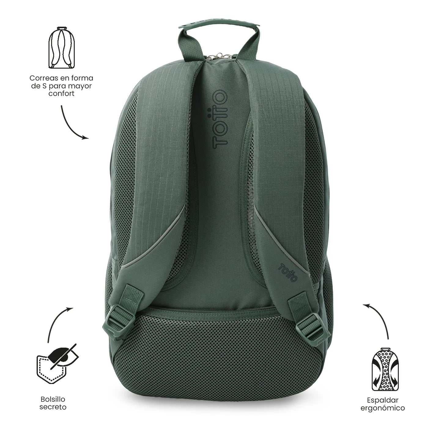 Totto Backpack 47 x 30.5 x 22.5cm - Cambri 2.0 - VZ3
