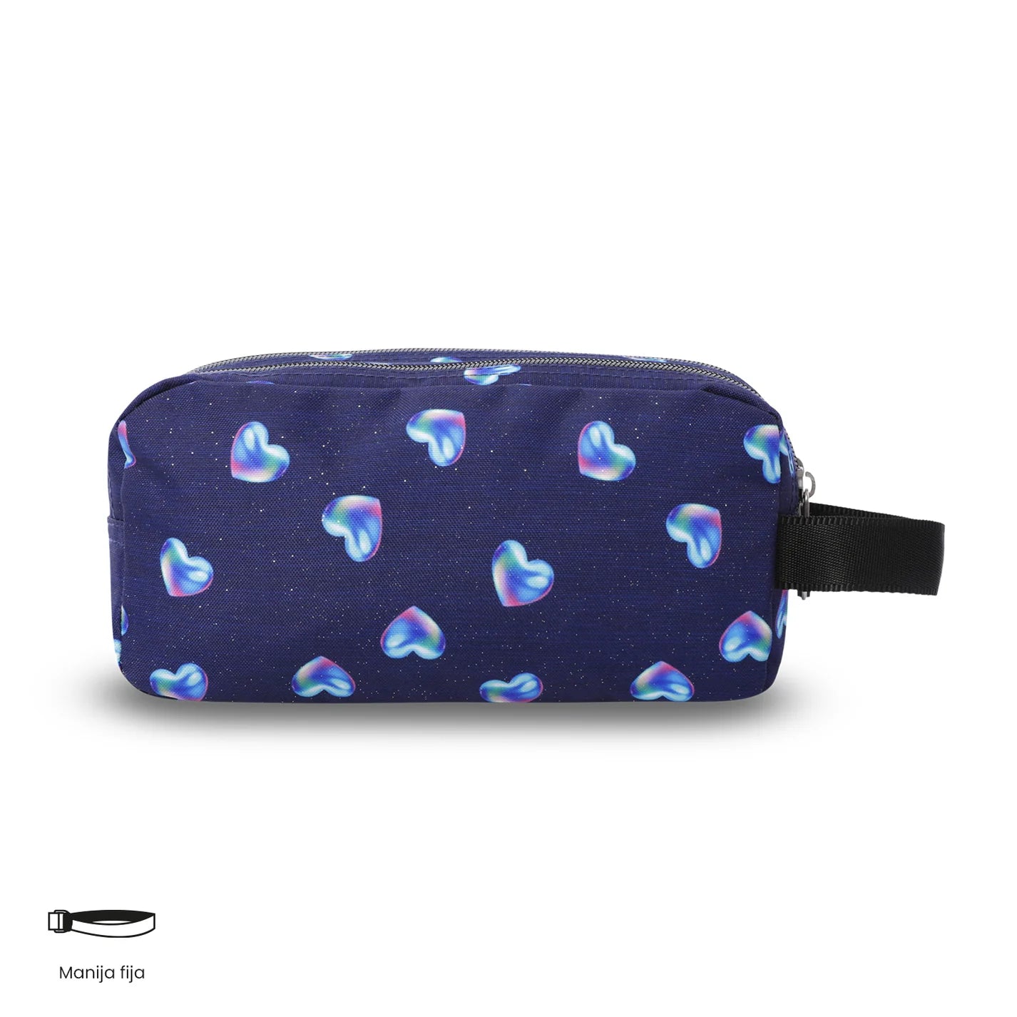 Totto 3 Compartments Pencil Case 11.5 x 23 x 10.5cm - Multiuso Agapec Glitter - 4EF