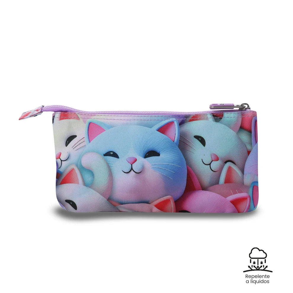 Totto 3 Compartments Pencil Case 11 x 22 x 3.5cm - Multiuso Tablero - 0S6