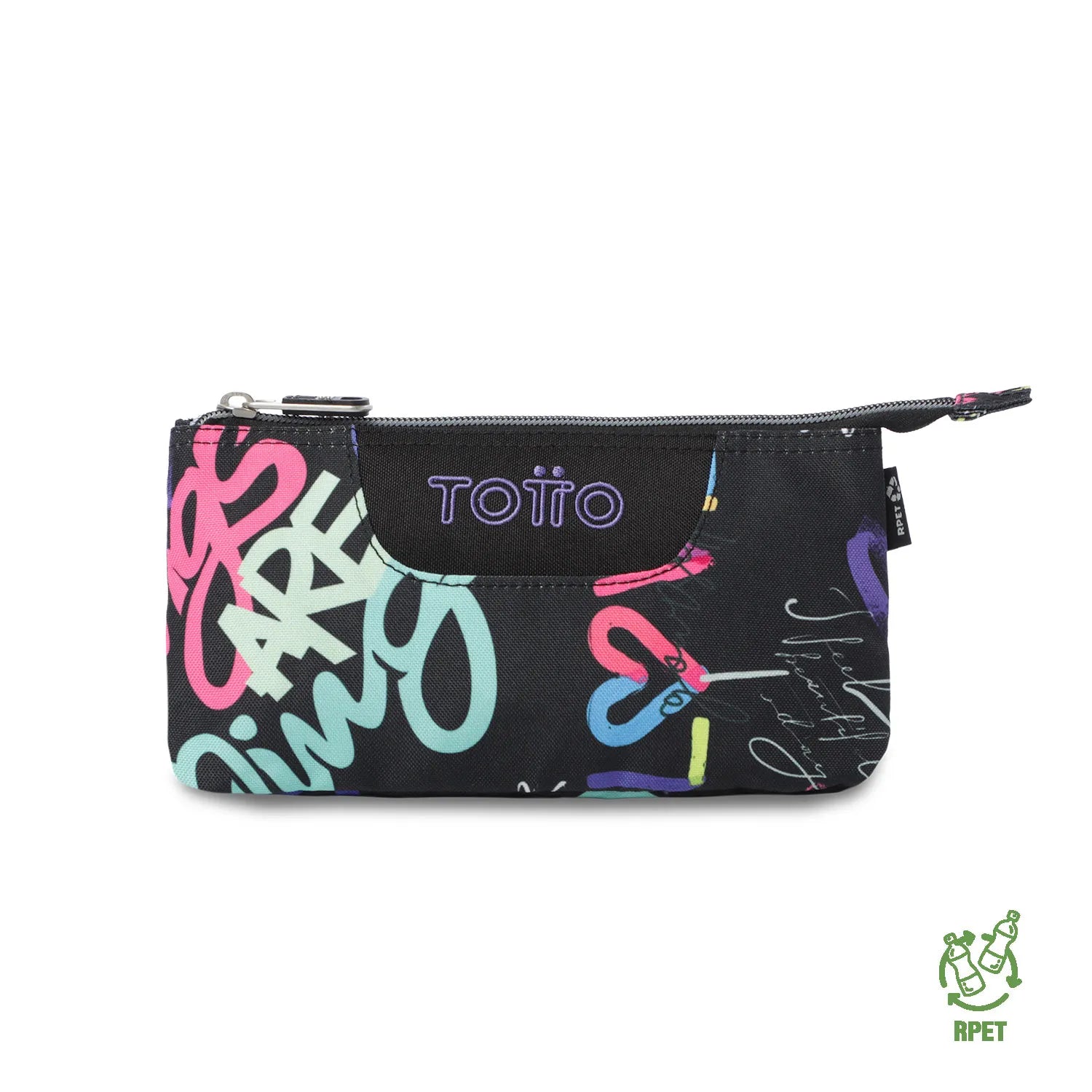 Totto 3 Compartments Pencil Case 11 x 22 x 3.5cm - Multiuso Tablero - 7EZ