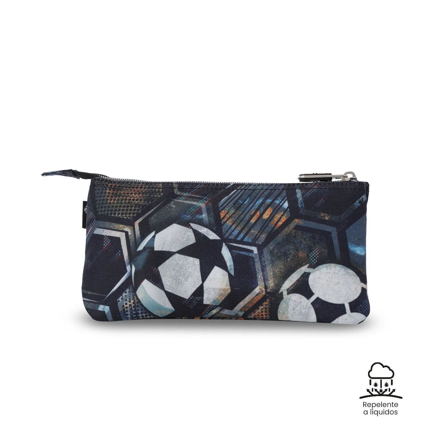 Totto 3 Compartments Pencil Case 11 x 22 x 3.5cm - Multiuso Tablero - 7EM