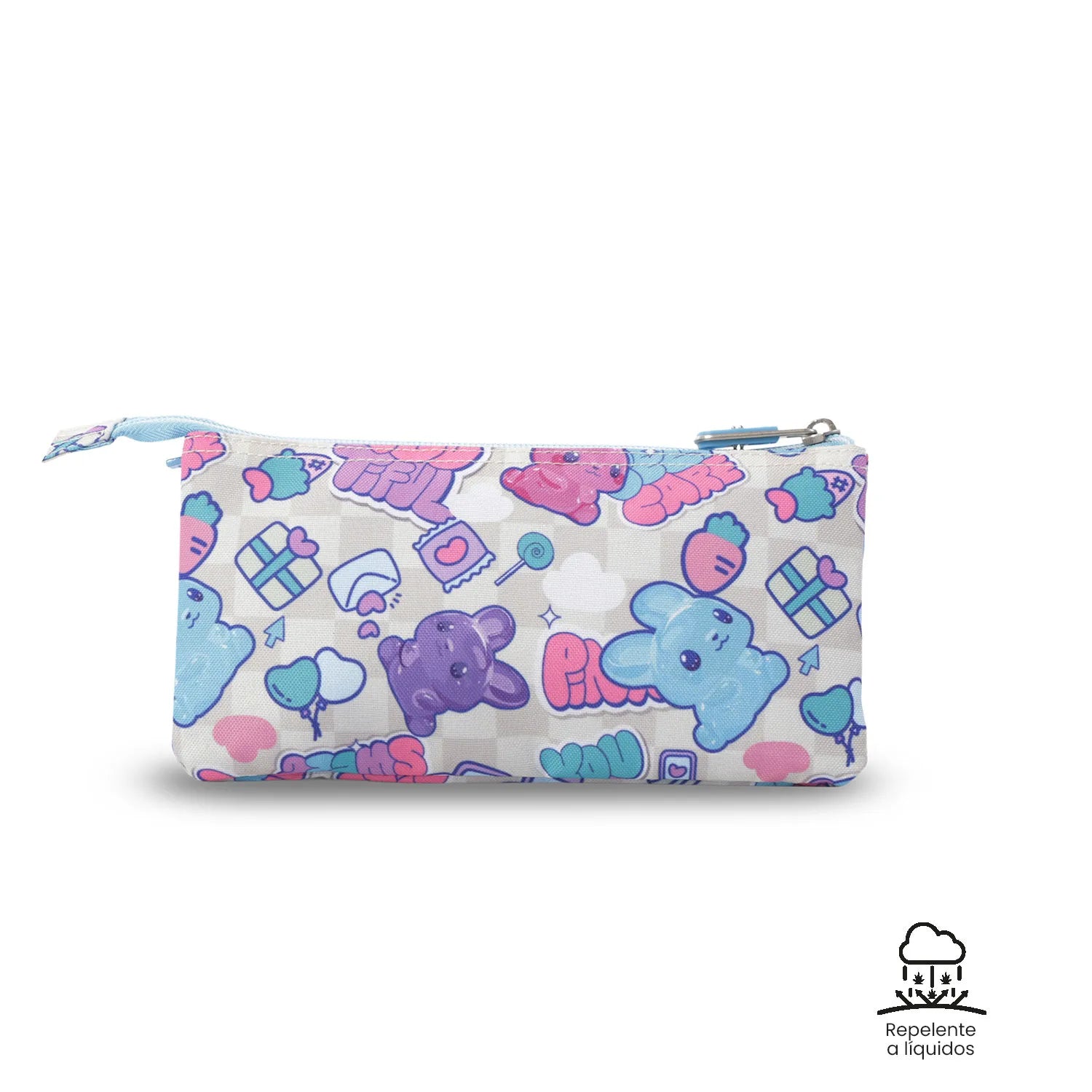 Totto 3 Compartments Pencil Case 11 x 22 x 3.5cm - Multiuso Tablero - 0S7