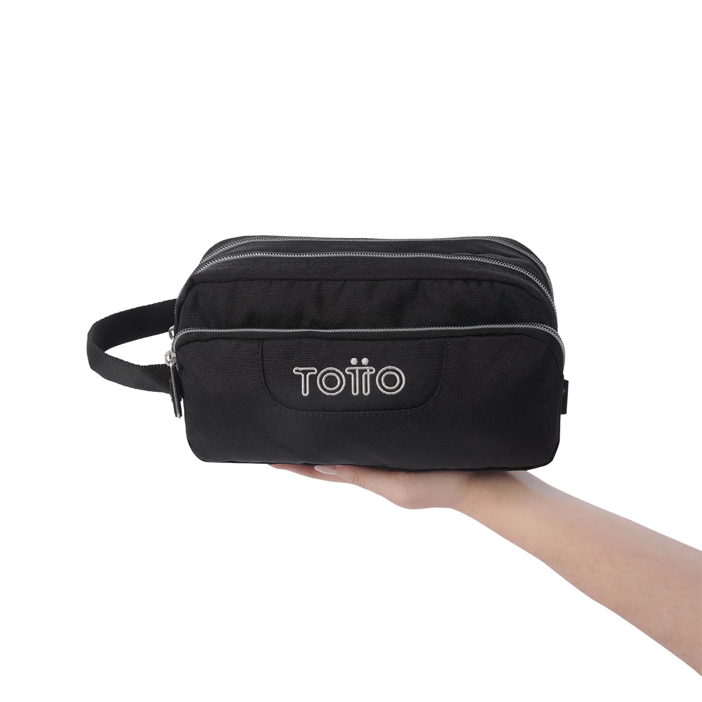 Totto 3 Compartments Pencil Case 11.5 x 23 x 10.5cm - Multiuso Agapec Ecole Solid - N01