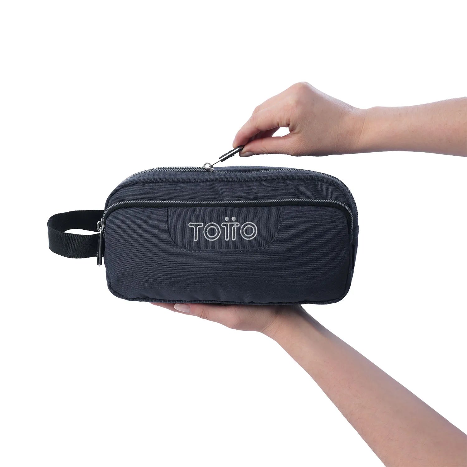 Totto 3 Compartments Pencil Case 11.5 x 23 x 10.5cm - Multiuso Agapec Ecole Solid - Z32