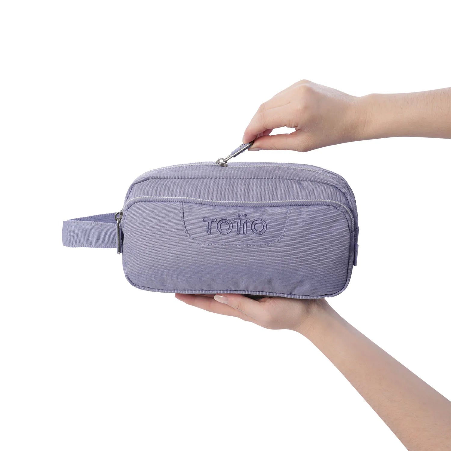 Totto 3 Compartments Pencil Case 11.5 x 23 x 10.5cm - Multiuso Agapec Ecole Solid - M5I