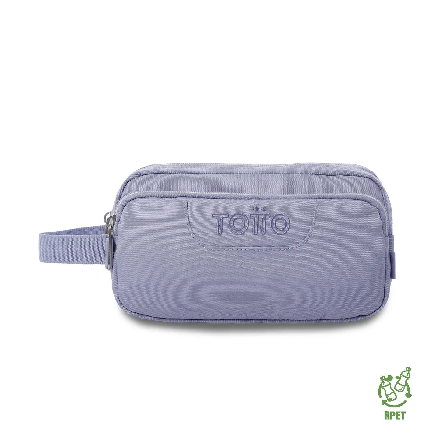 Totto 3 Compartments Pencil Case 11.5 x 23 x 10.5cm - Multiuso Agapec Ecole Solid - M5I