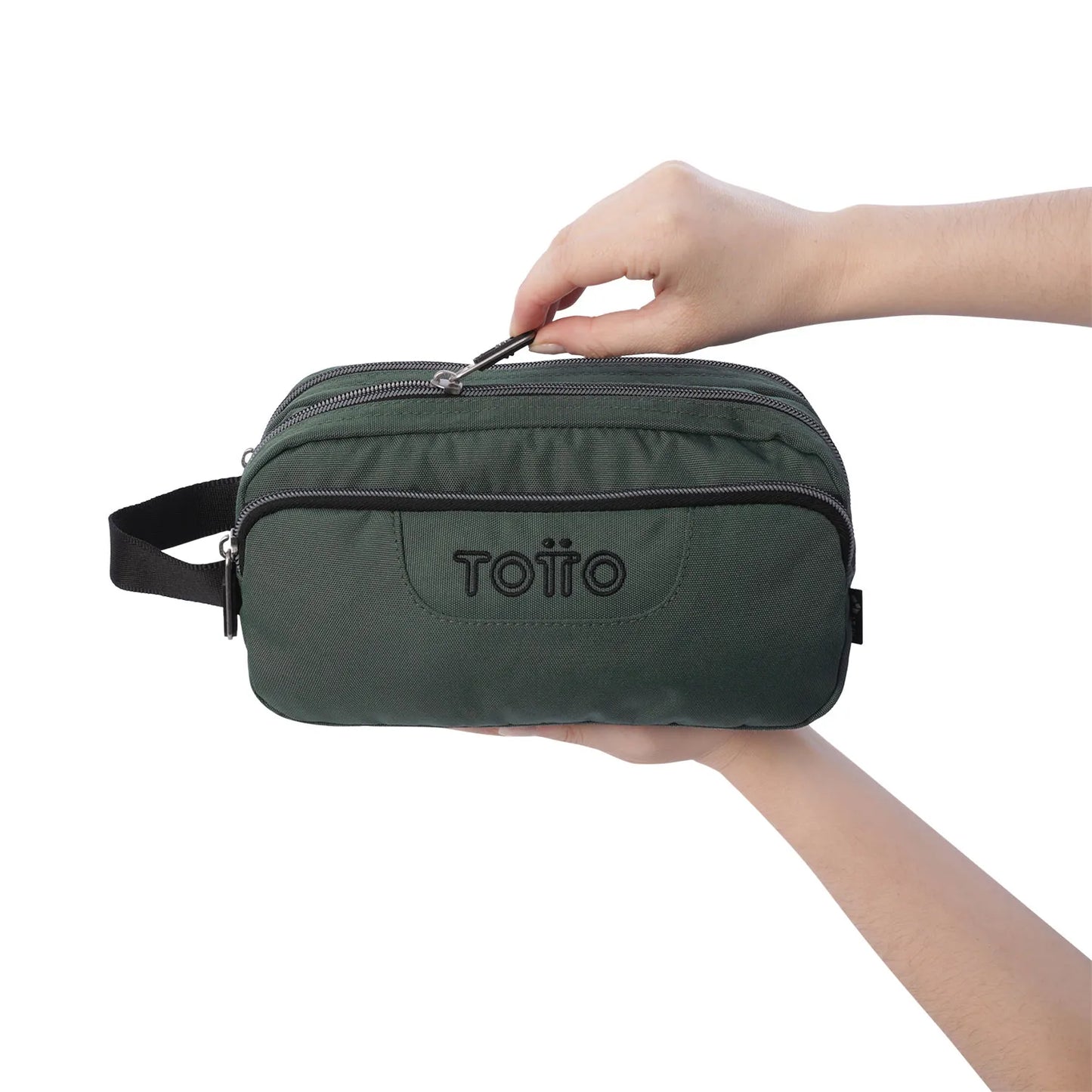 Totto 3 Compartments Pencil Case 11.5 x 23 x 10.5cm - Multiuso Agapec Ecole Solid - V7Y