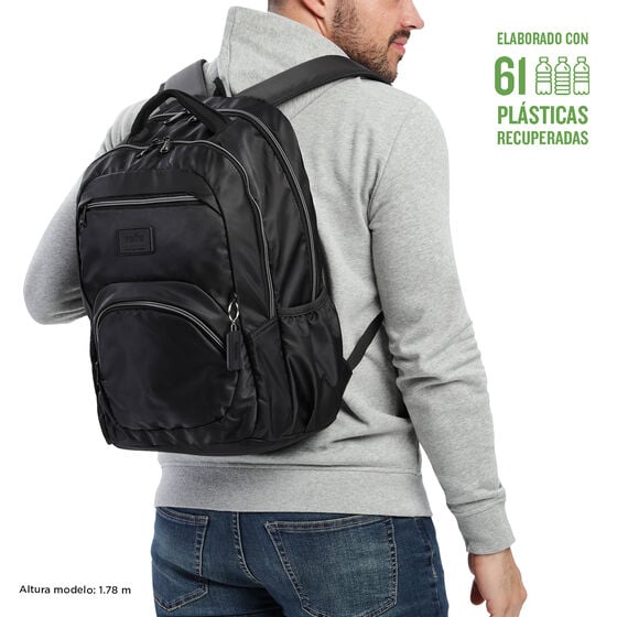 Totto Backpack 44.5 x 31 x 17cm - Black