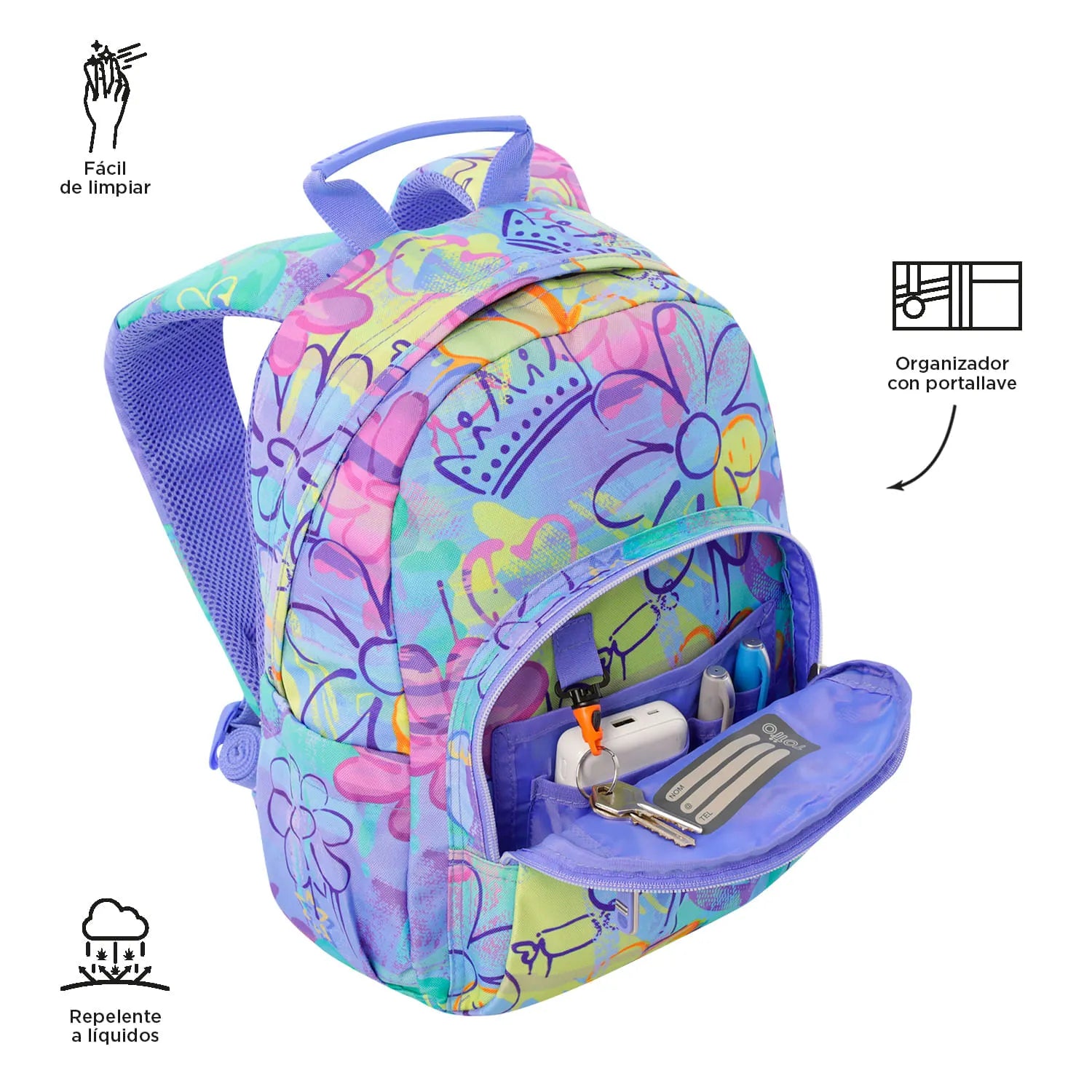Totto Backpack 36.5 x 27 x 12cm - Grafily