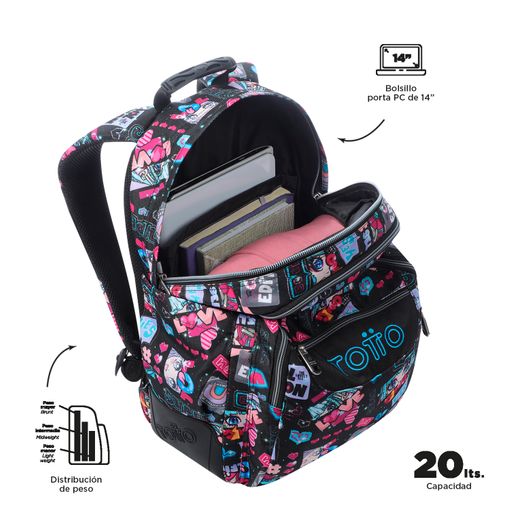 Totto Rayol Backpack - Misato 44 x 33 x 13.5cm