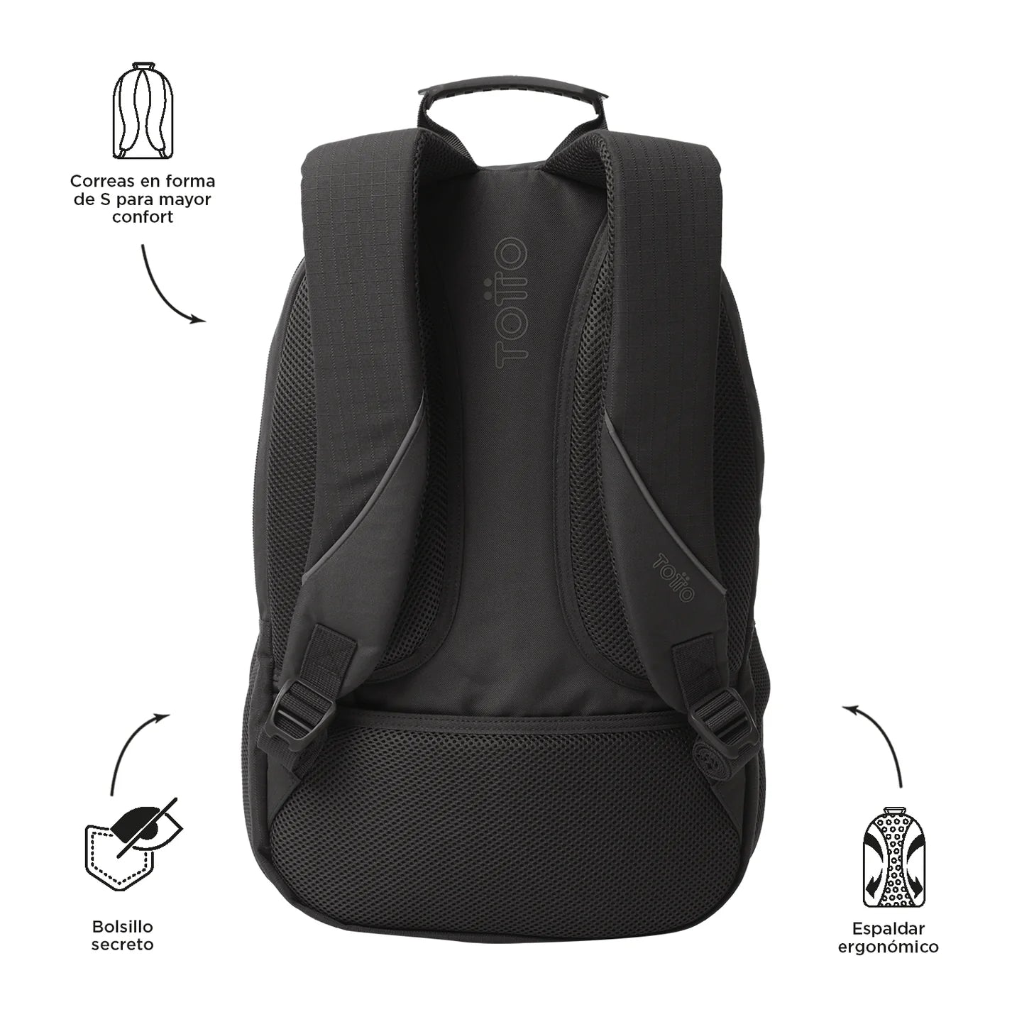 Totto Backpack 47 x 30.5 x 22.5cm - Cambri 2.0 - G98