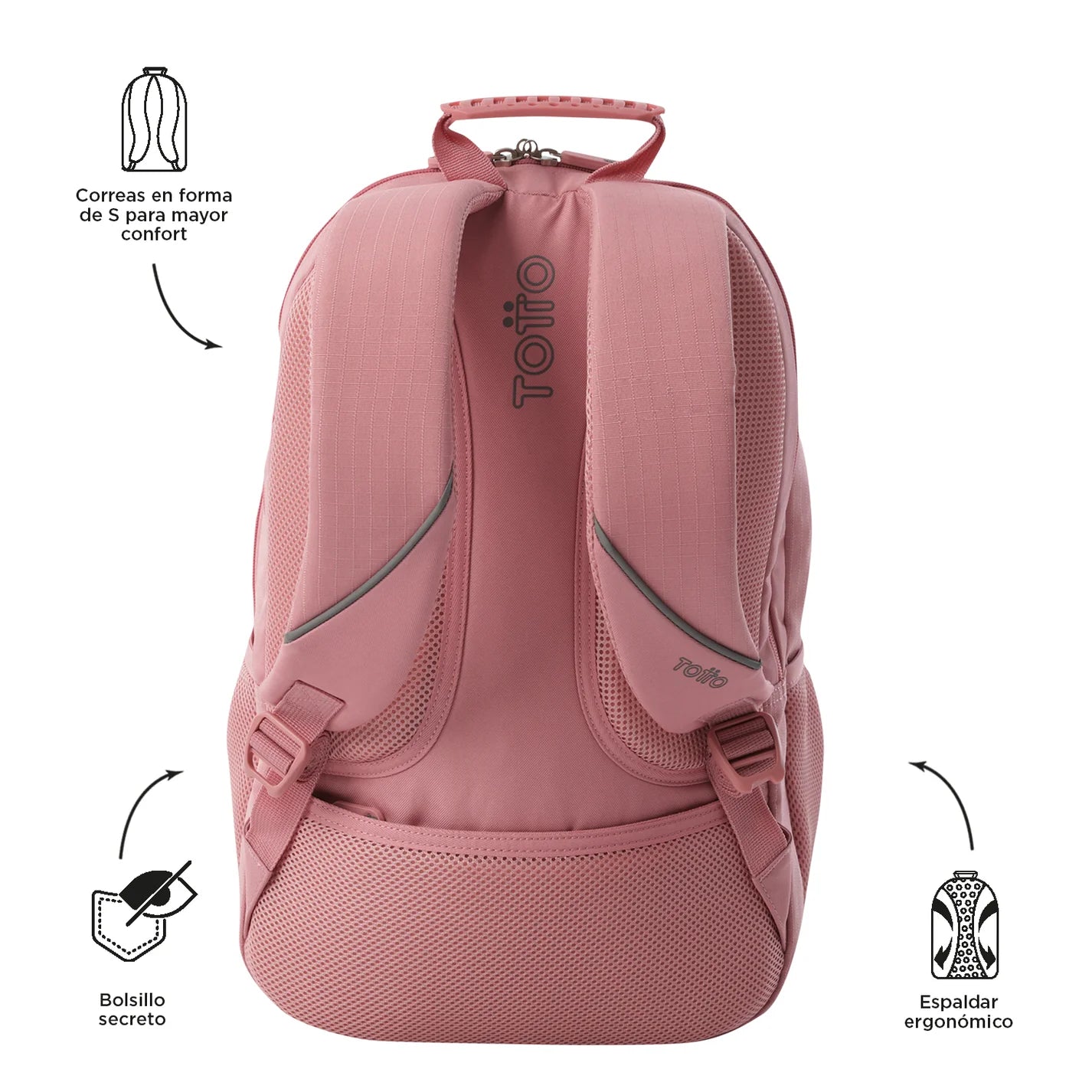 Totto Backpack 47 x 30.5 x 22.5cm - Cambri 2.0 - P60