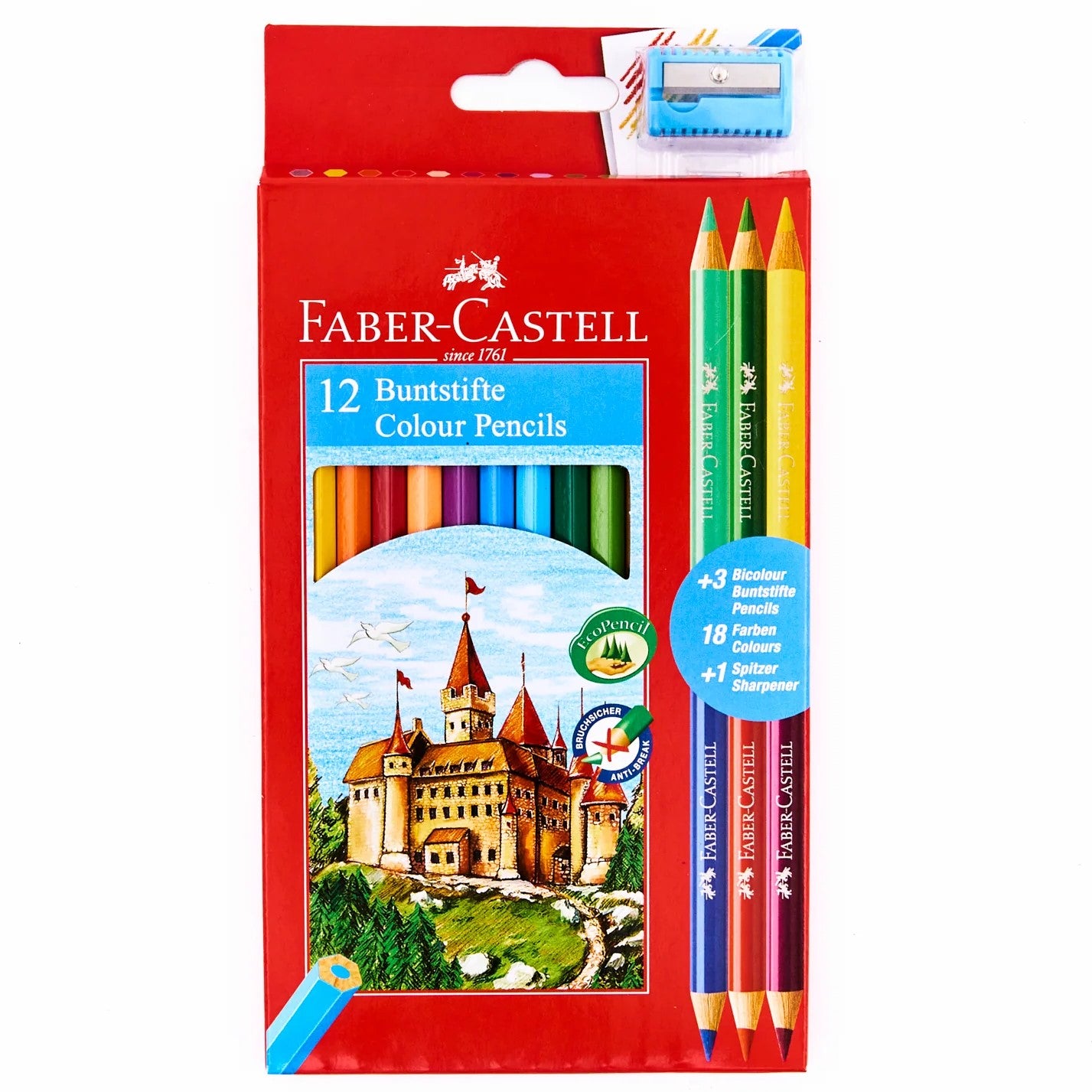 Faber-Castell Colour Pencils A Pack Of 12pcs