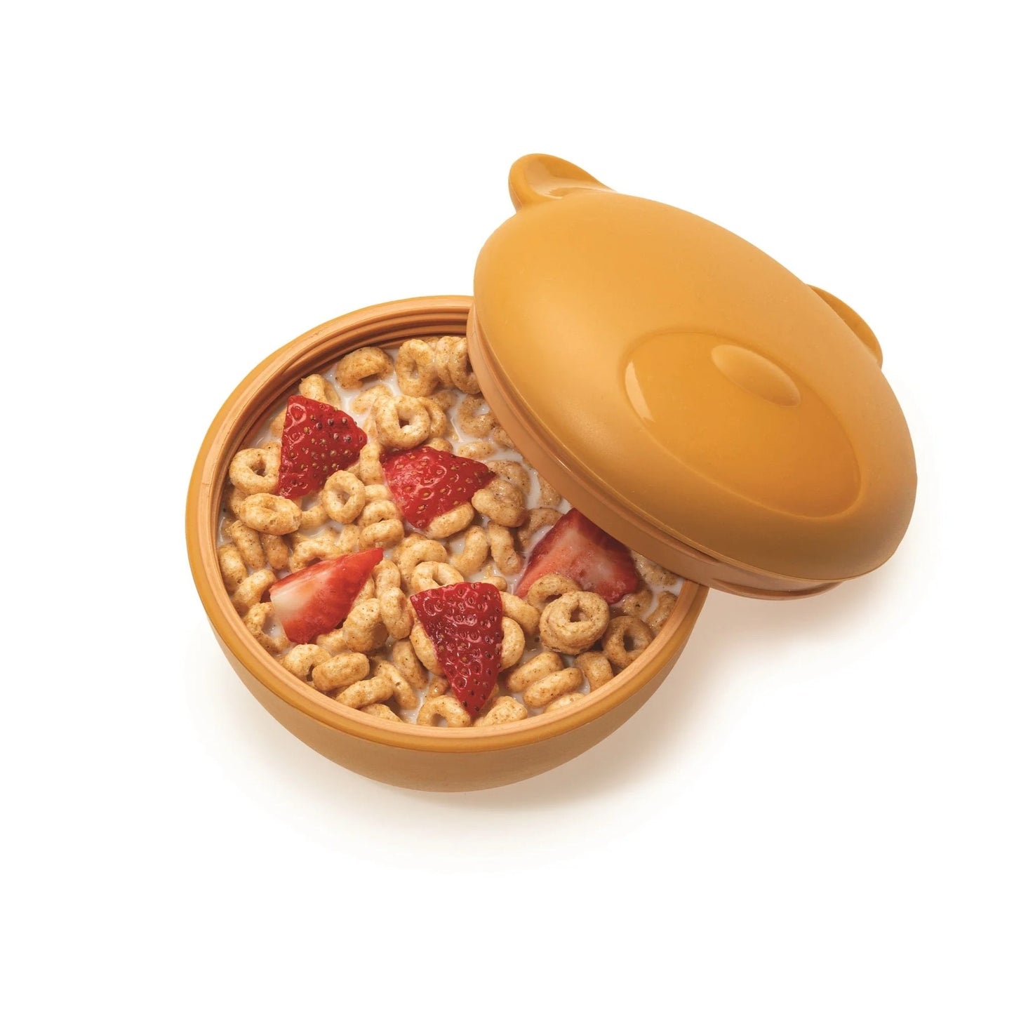 Melii Silicone Animal Bowls With Lid Bear