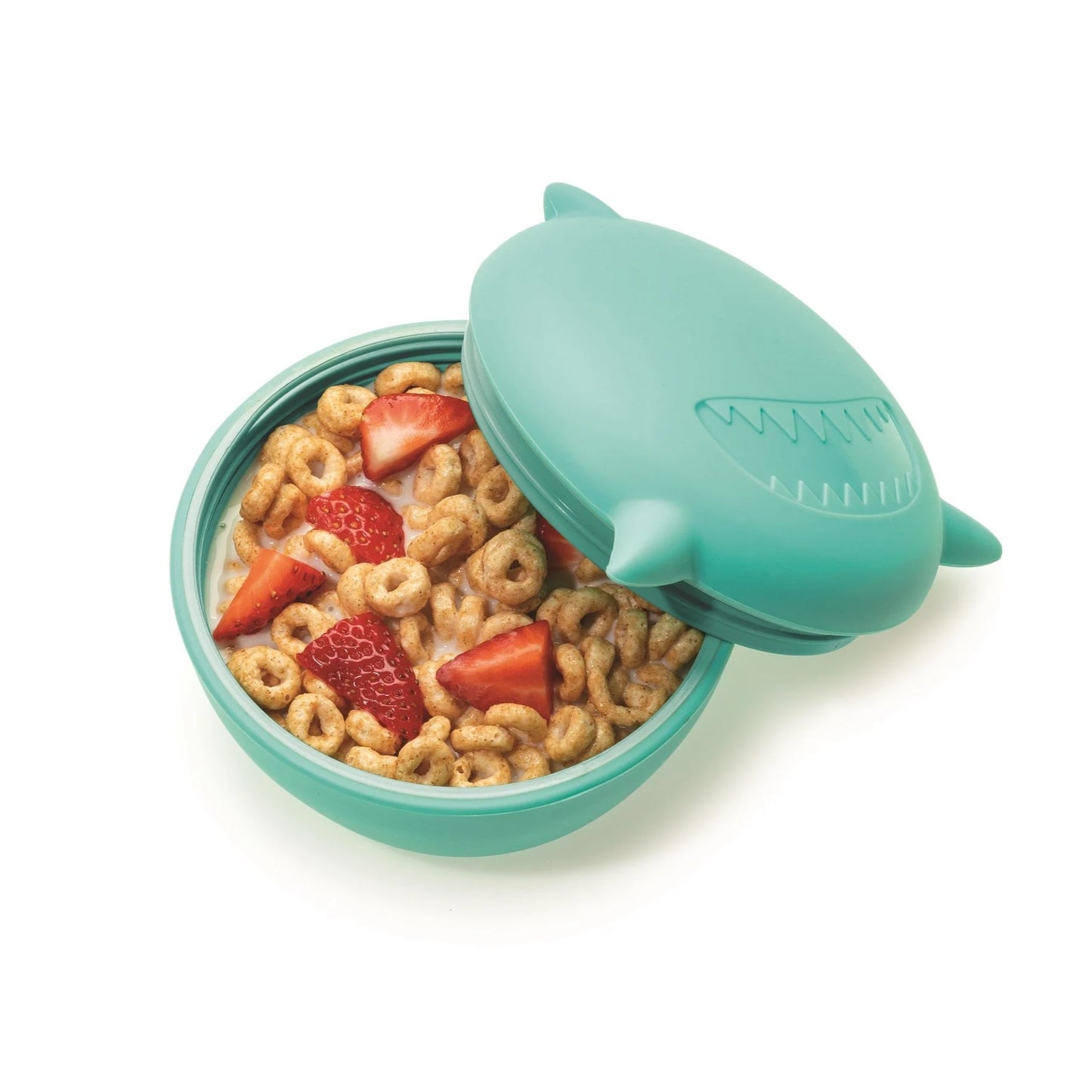 Melii Silicone Animal Bowls With Lid Shark