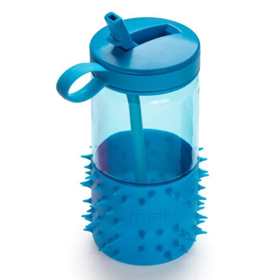 Melii - Spikey Water Bottle 17 oz - Blue