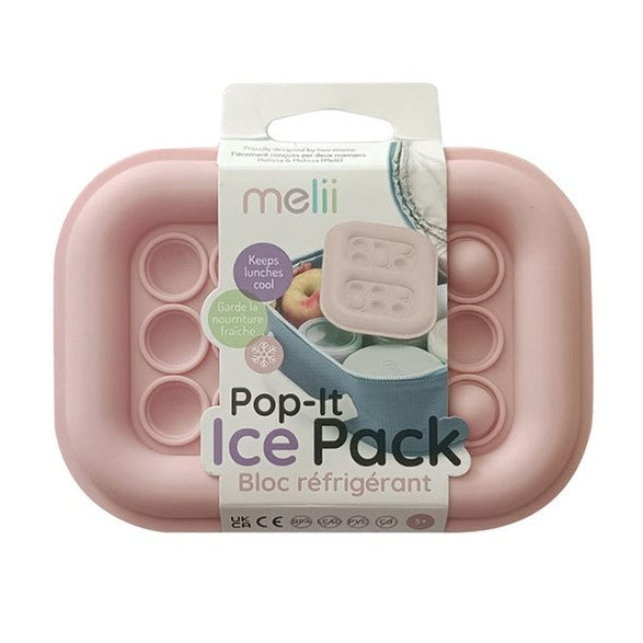 Melii - Silicone Pop-It Ice Pack - Pink (15x11cm)