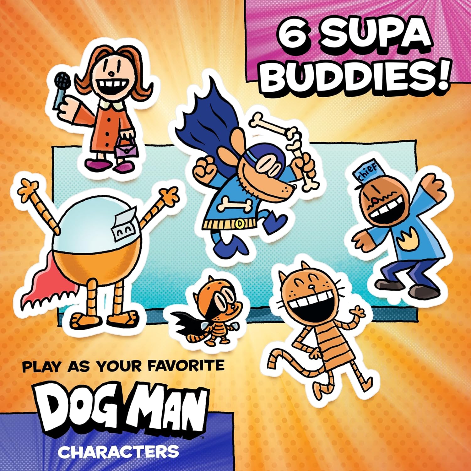Dog Man - Attack Of The Fleas - Board Game