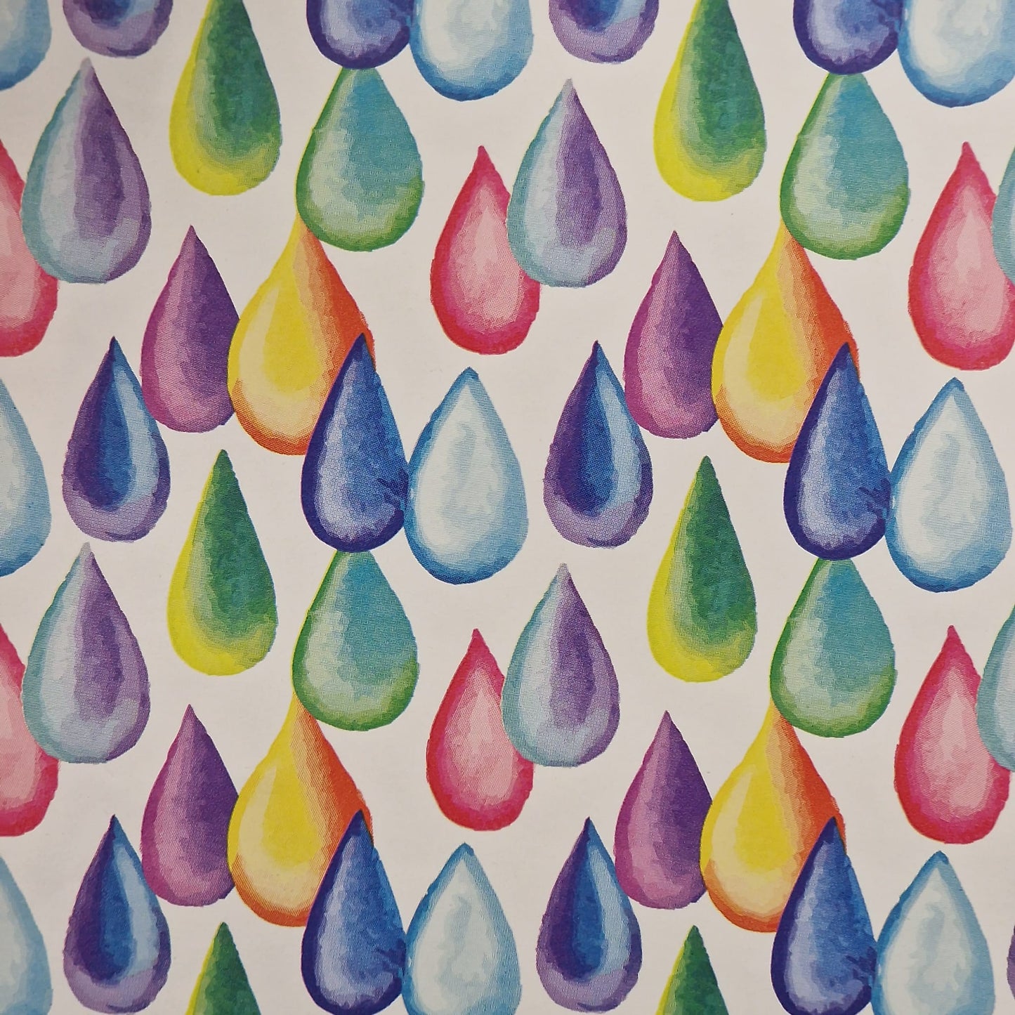 Gift Wrapping Paper 50 x 70cm Rainbow Rain