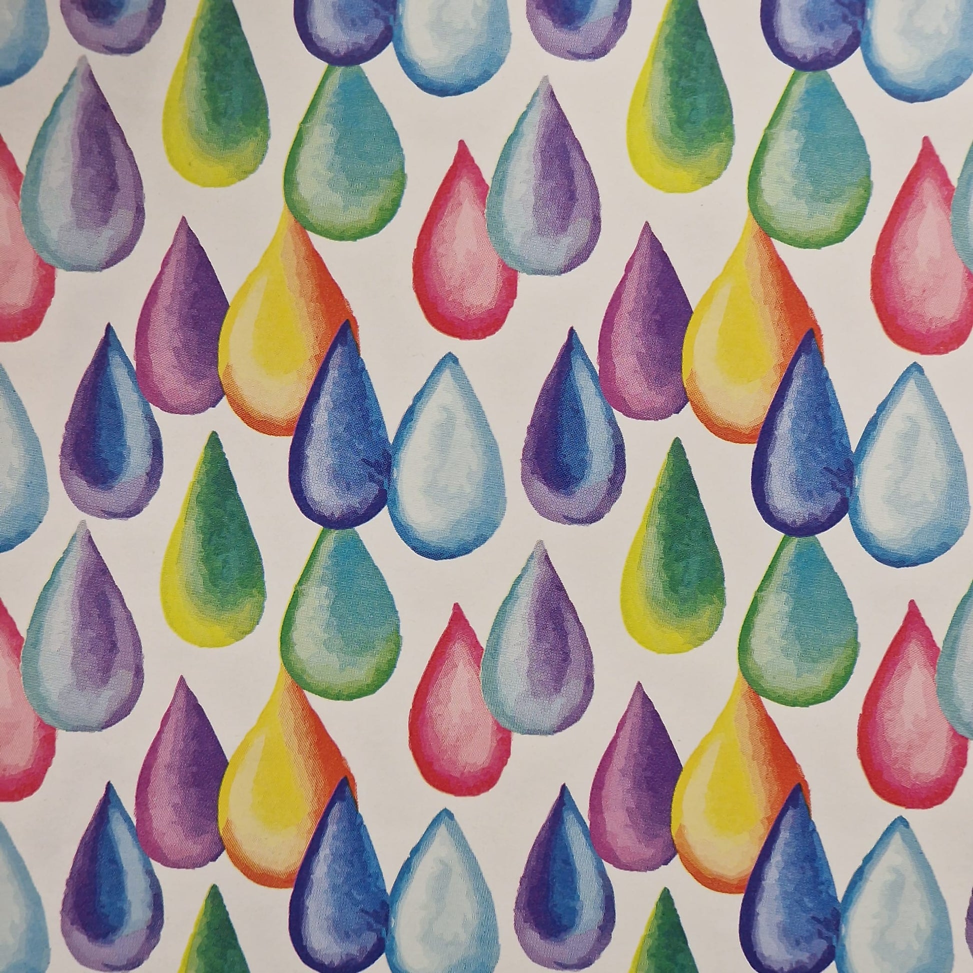 Gift Wrapping Paper 50 x 70cm Rainbow Rain