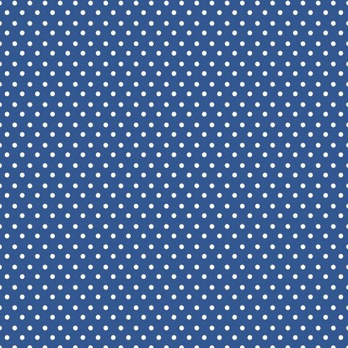 Gift Wrapping Paper 50 x 70cm White Dots On Blue