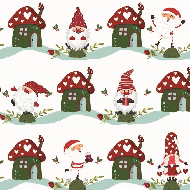 Christmas Wrapping Paper Single Sheet 50 x 70cm - Gonk Village