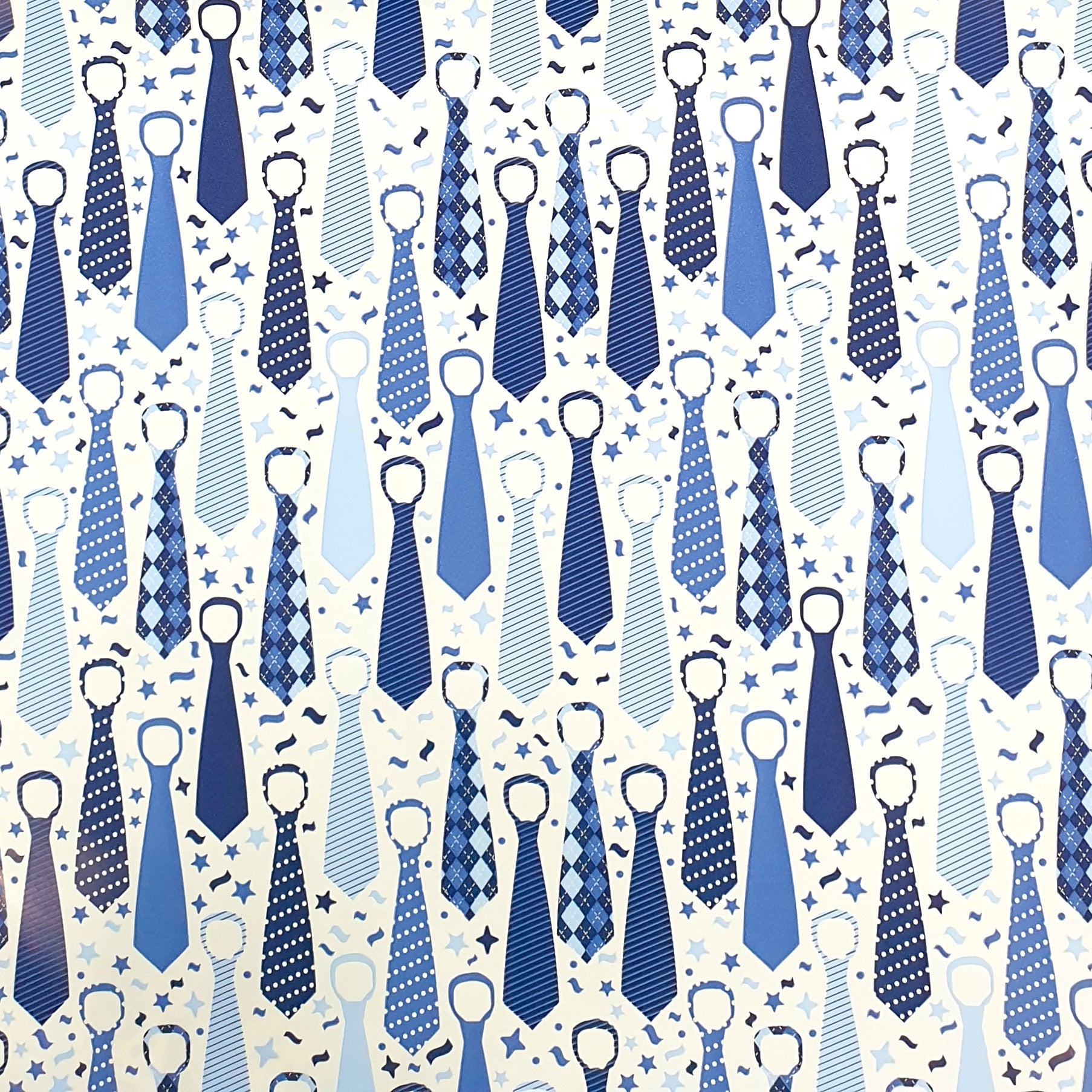 Gift Wrapping Paper Single Sheet 50 x 70cm Tie