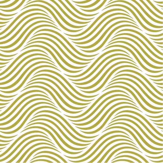 Gift Wrapping Paper Single Sheet 50 x 70cm - Golden Waves