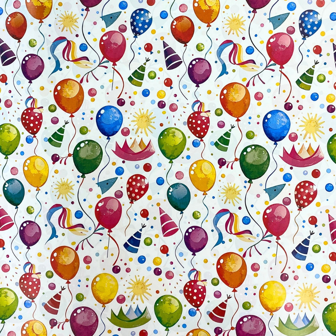 Gift Wrapping Paper Single Sheet 50 x 70cm - Party