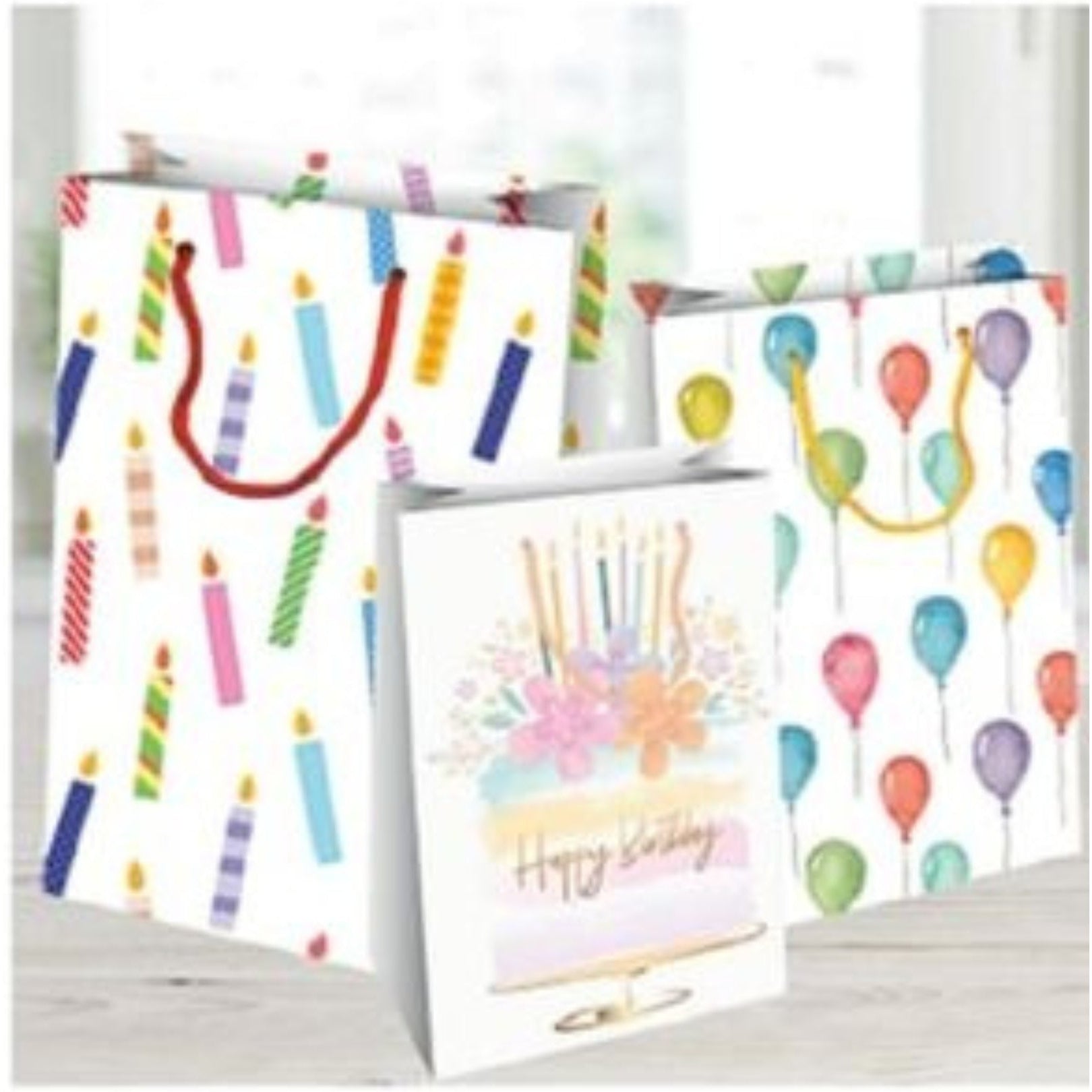 Florio Birthday Celebration Gift Bag Assortment 33x10x45cm