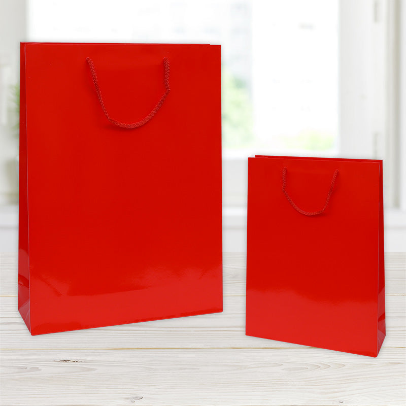 Florio Christmas Bag Small 23 x 18cm - Elegant Red