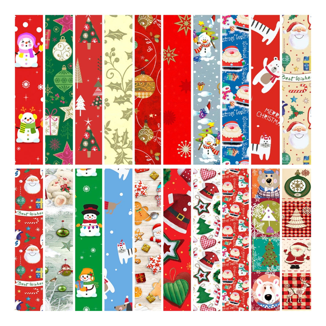 Florio Christmas Wrapping Paper Roll 0.7 x 5m - Mood x 1pc Assortment
