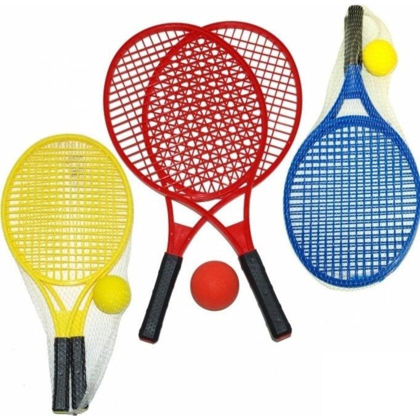 Adriatic Beach Tennis Rackets 54cm With Foam Ball Set Of 2pcs x 1pc Assortment