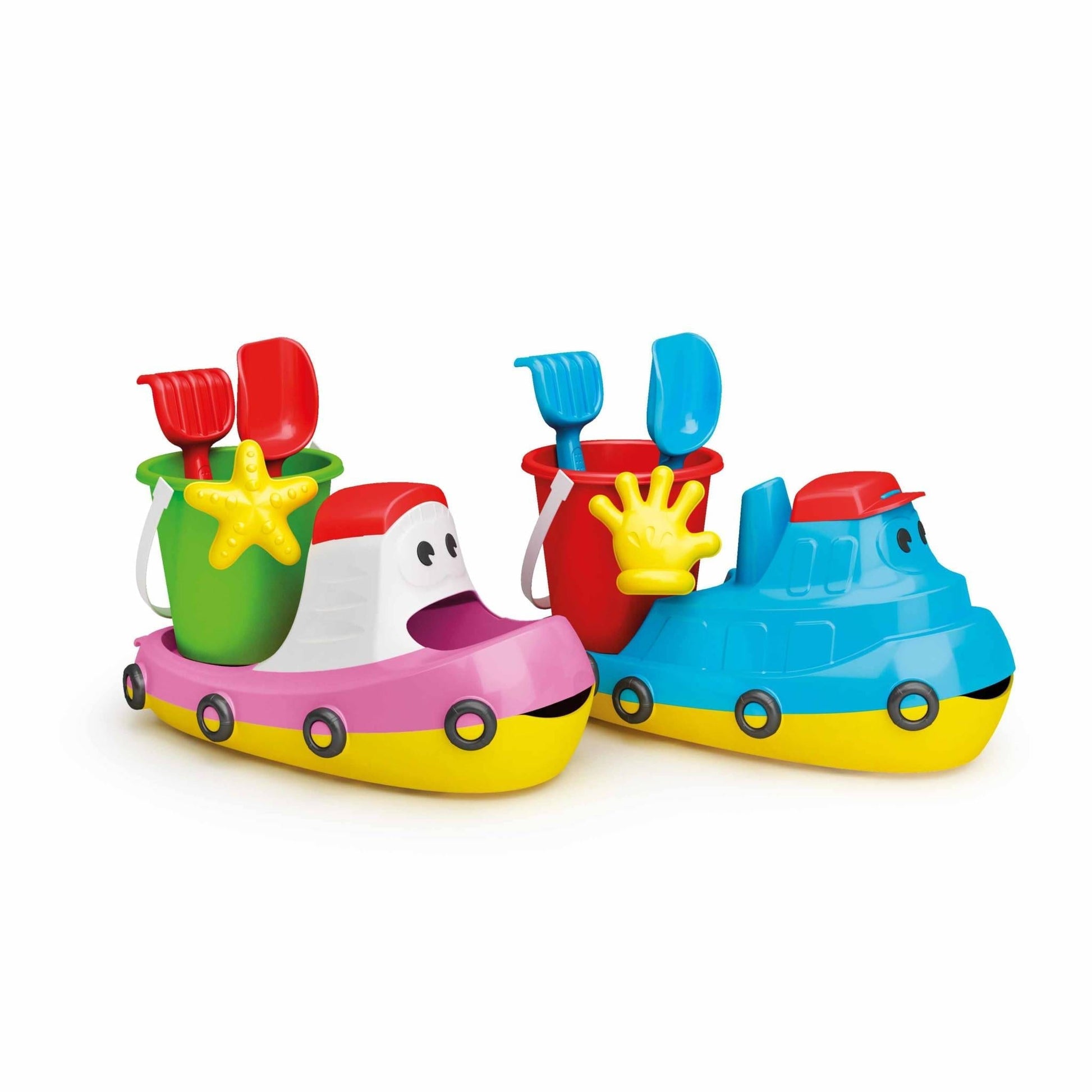Mini Boats With Beach Fun Set x 1pc Assortment