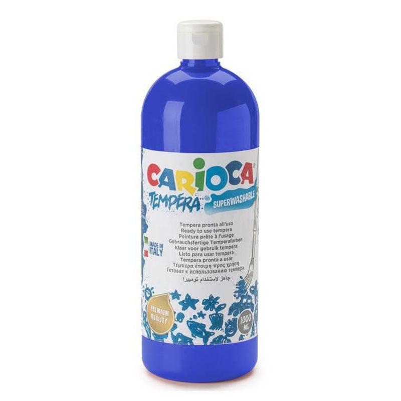 Carioca Tempera Poster Paint 1000ml - Dark Blue