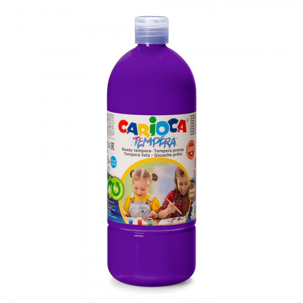 Carioca Tempera Poster Paint 1000ml - Violet