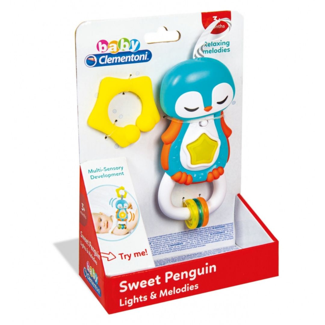 Clementoni Baby Sweet Penguin Light and Melodies +3m