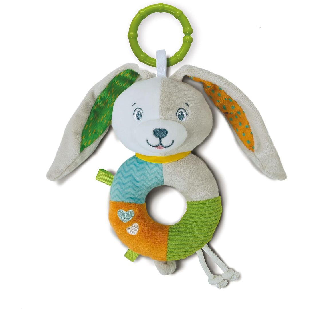 Clementoni Baby Lovely Soft Bunny Rattle +0m