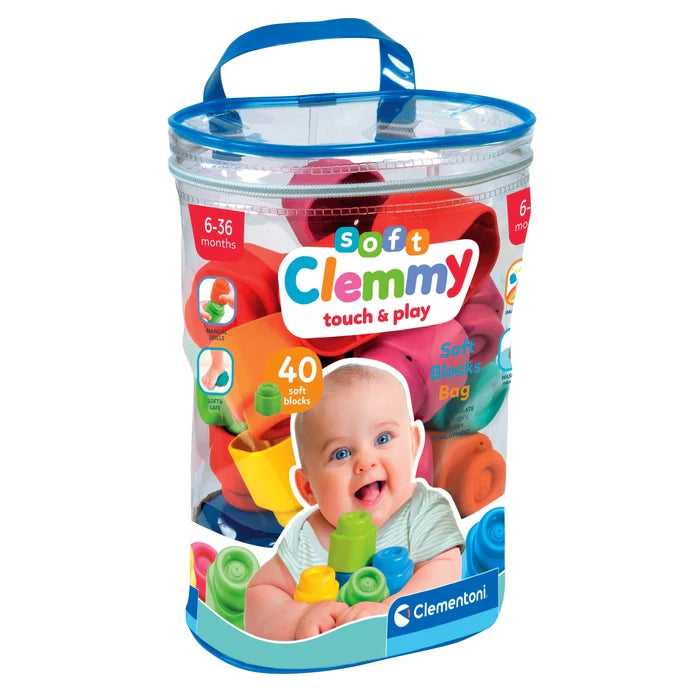 Clementoni Soft Clemmy - Soft Blocks 40pcs