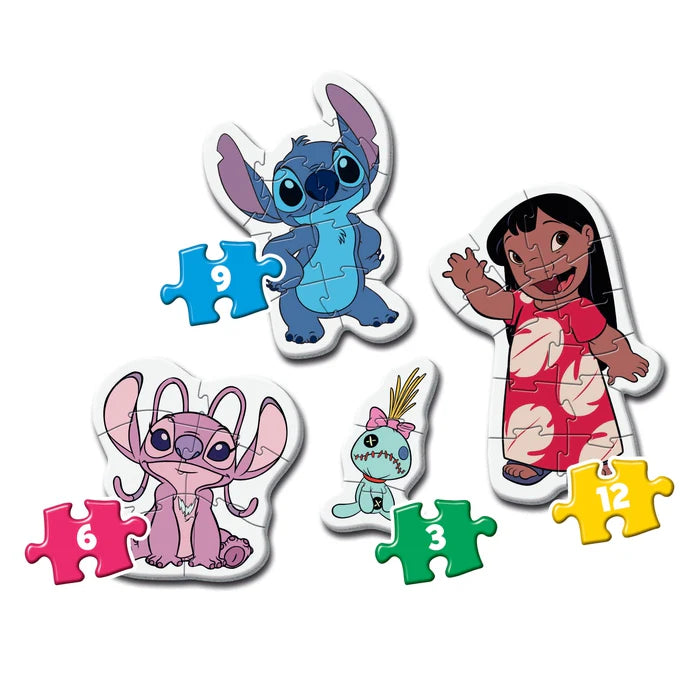 Clementoni Super Color My First Puzzles 2+ - Disney - Stitch