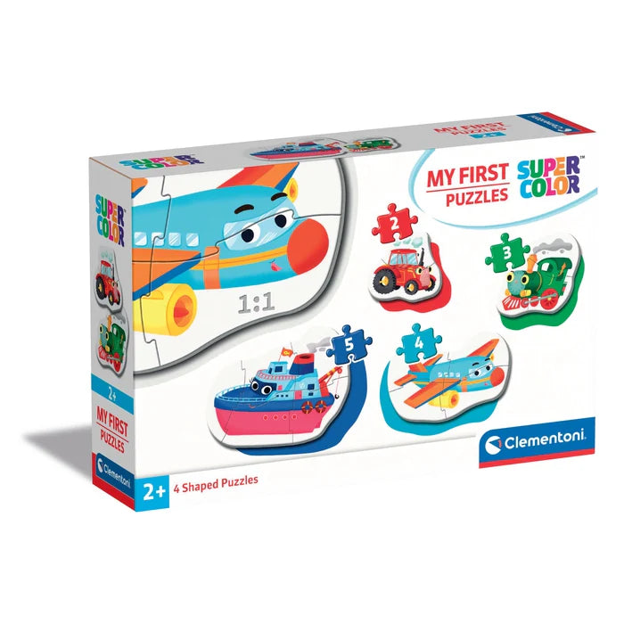 Clementoni Super Color My First Puzzles 2+ - Means Of Transport