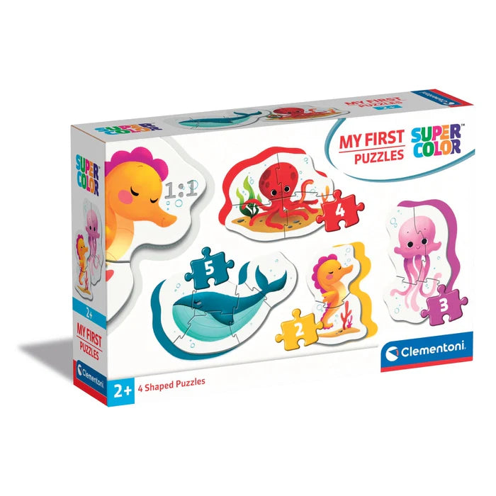 Clementoni Super Color My First Puzzles 2+ - Sea Life