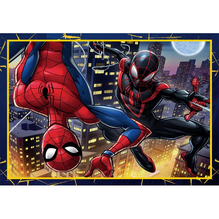 Clementoni Super Color 4 In 1 Puzzles 3+ - Marvel - Spider-Man