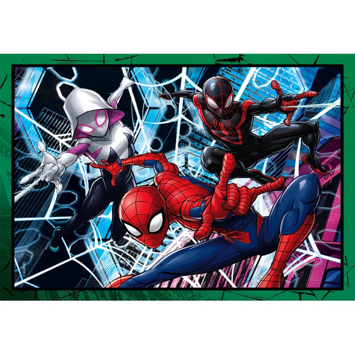 Clementoni Super Color 4 In 1 Puzzles 3+ - Marvel - Spider-Man