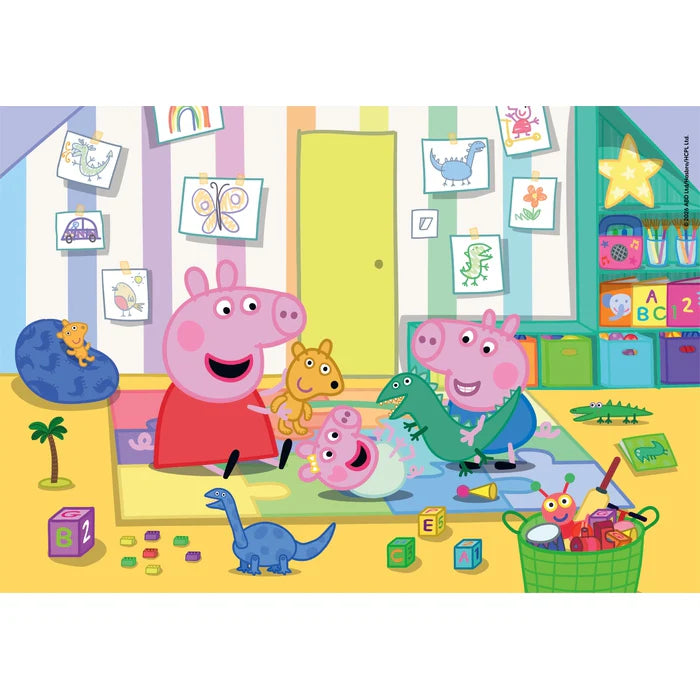 Clementoni Super Color 2 x 20pcs Puzzles 3+ - Peppa Pig