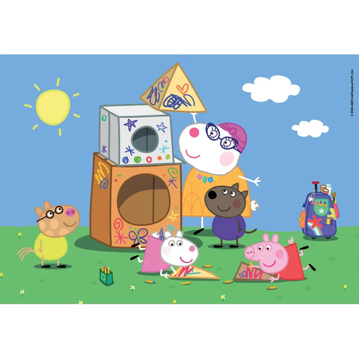 Clementoni Super Color 2 x 60pcs Puzzles 4+ - Peppa Pig