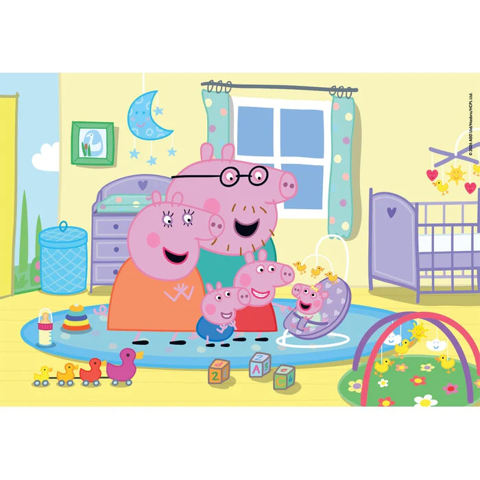 Clementoni Super Color 2 x 60pcs Puzzles 4+ - Peppa Pig
